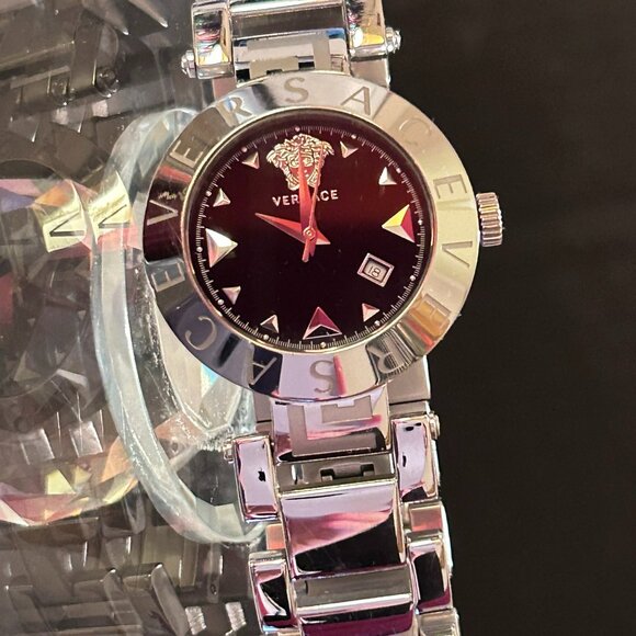 Versace Black Dial Watch Stainless Steel main image 11